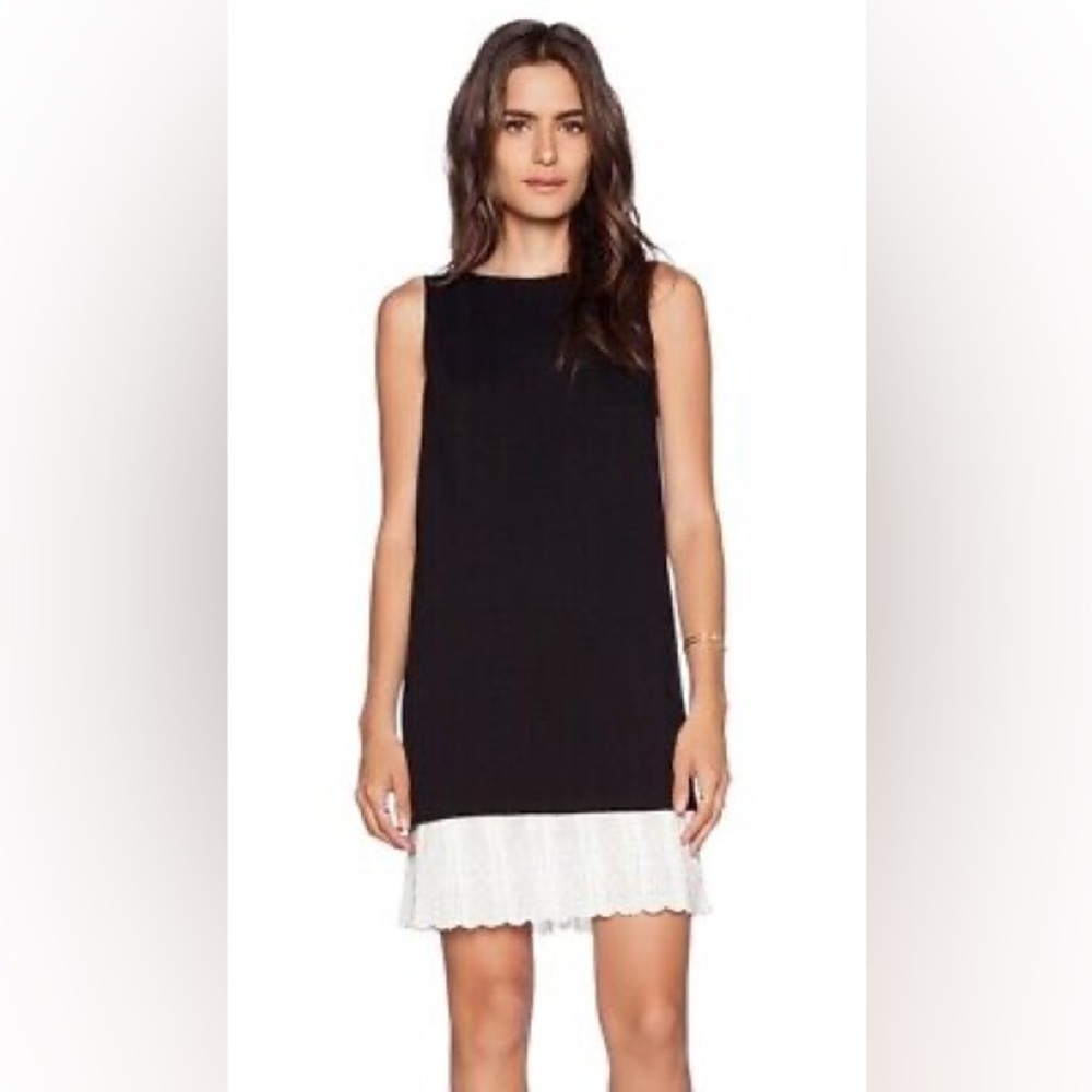 Anthropologie Bailey44 Women's Black Sleevelesss Mount Meru Mini Dress